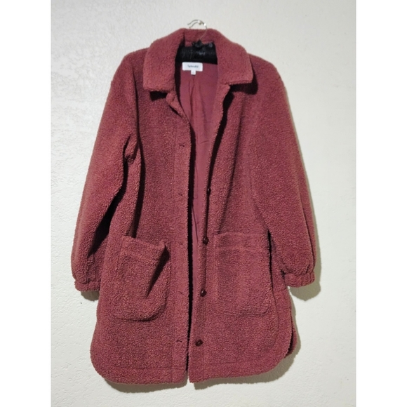 Splendid Bouclé Teddy Sherpa Jacket size small - Picture 2 of 3